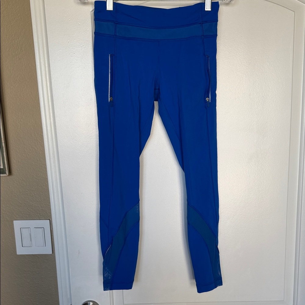 Vibrant Blue Lululemon Athletic Leggings